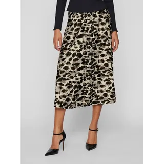 Vila Plisseerock VINITBAN PRINT SKIRT - NOOS beige XS (34)