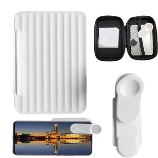 Handy-Kamera Spiegel-Effekt Linse Tragbares Smartphone Fotografie Zubehör | Selfie-Spiegel Reflektor Glas Für Selfies Wandern Klettern Familientreffen Content Creators Fotografen Videografen