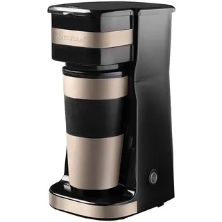 bESTRON Kaffeemaschine in Schwarz - 420 ml