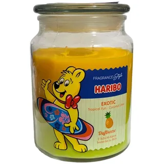 HARIBO Exotic Duftkerze 510 g orange-gelb