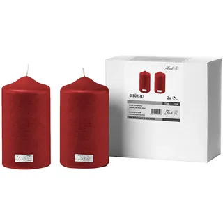 Fink Stumpenkerze CANDLE (Set, 1-tlg) rot Ø 8 cm x 15 cm