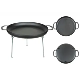 Fox Outdoor Feuerschale Eisen 44 cm Garten Feuerstelle Terrasse Kochstelle Korb