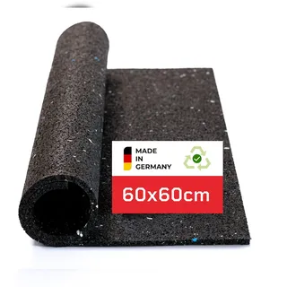 BAUHELD Antivibrationsmatte Waschmaschine 60 x 60 x 0,6 cm