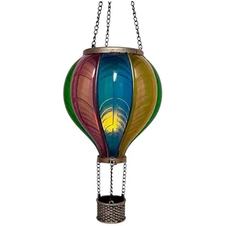 Anna ́s Collection Solarleuchte Kunststoff 19x35 cm 24 LEDs mehrfarbig