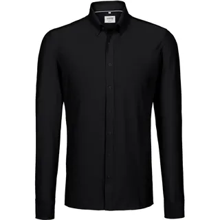 Hakro Hemd Natural Stretch Regular Schwarz XXL