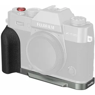 SmallRig 5665 L-förmige Montageplatte mit Silikongriff Anthrazit-Silber