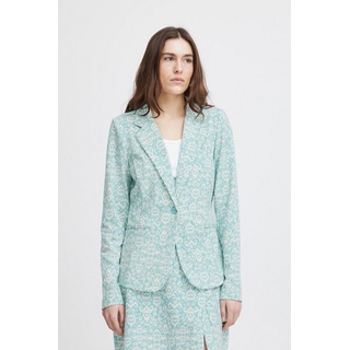ICHI IHKATE PRINT BL19 20121145 sommerlicher Blazer mit Muster in Blau | M
