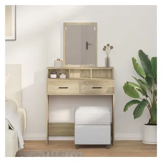 vidaXL Schminktisch Sonoma-Eiche 79 x 41 x 140 cm