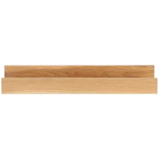 Wandregal Ell aus massiver Eiche, modern, geölt, 50 cm, für dein stilvolles Zuhause