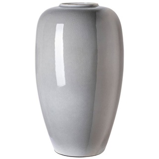 Fink Bodenvase Vase LEANDRA - grau - Porzellan - H.50cm x Ø 28cm grau