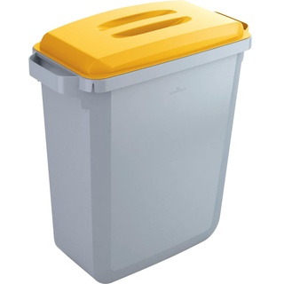 Abfallbehälter-Set DURABIN 60 Liter, grau/gelb