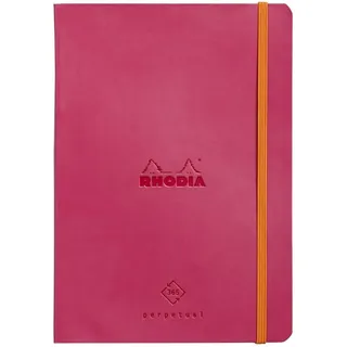 Rhodia Buchkalender Bullet Journal Perpetual A5 64 Blatt 90g/qm Himbeer