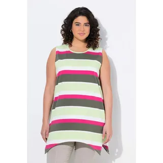 Ulla Popken T-Shirt Rundhals Grün 50-52