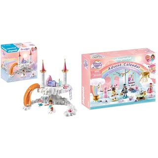 PLAYMOBIL Princess Magic 71360 Himmlische Babywolke & Adventskalender 71348 Weihnachtsfest unter dem Regenbogen