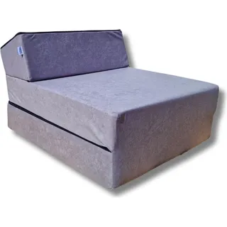 Natalia Spzoo Schlafsessel Klappmatratze Faltmatratze 160x60x12 cm - 1008 - Grau