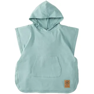 Cloby Badeponcho mit Kapuze mit UV-Schutz (UPF 50+) - Sea Blue/blau (1-3 Jahre)