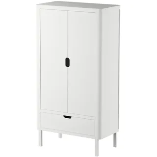 Sebra - Kinder-Kleiderschrank 2-türig, classic white