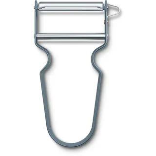 Victorinox REX Profi Sparschäler, Gemüseschäler, Kartoffelschäler, Gerader Schliff, Pendelklinge, Extra Scharf, Aluminium