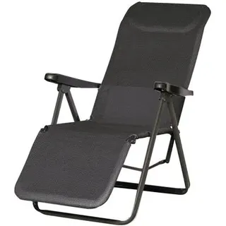 barths Lugano Relaxliege 65 x 85 x 114 cm anthrazit klappbar