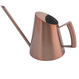 MeevrgR Gießkanne mit langem Ausguss aus rostfreiem Edelstahl für die Pflege von Pflanzen im Innen- und Außenbereich (900 ml Kupfer)