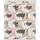 80 x 130 cm Jumbo Flowers on Salmon