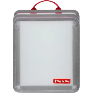 Step By Step Heftbox faltbar Transparent