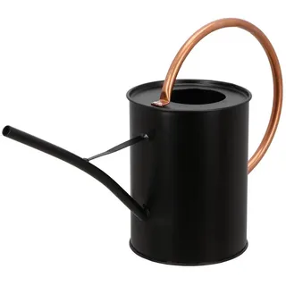 Dekowunder Gießkanne Elegante Gießkanne in Schwarz/Kupfer – Praktisch und Stilvoll 1,6L schwarz