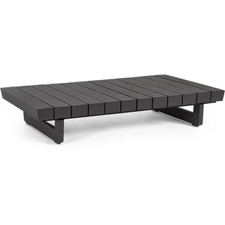 BIZZOTTO INFINITY Gartentisch 126 x 74 x 24 cm Anthrazit