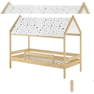 Erst-Holz Hausbett 90 x 200 cm Brown