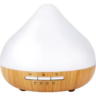 Grundig Aroma Diffuser Luftbefeuchter 300ml - Elektrischer Duftöl Diffuser Mit LED-Licht und Timer - Diffusor Für Ätherische Öle - Ohne Kabel - Weiß