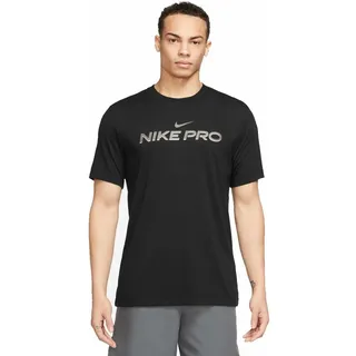 Nike Dri-FIT Fitness-T-Shirt Herren Black XL