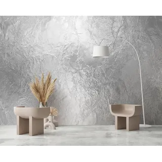 Living Walls Strukturtapete 53 cm 1 St Silber 34193