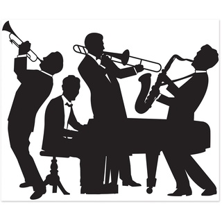 Beistle Great 20's Jazz Band Insta-Mural