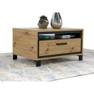 Couchtisch - Artisan Eiche - Schwarzeiche - 80x60 cm