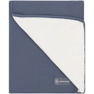 emma & noah Babydecke Essential Winter 75x95 cm, blau