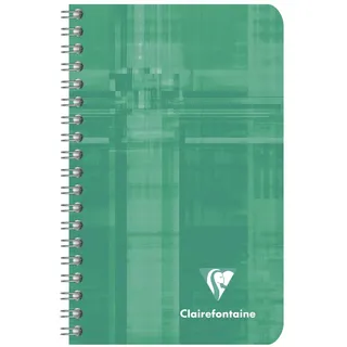 Clairefontaine Notizbuch 10er Pack 7,5 x 12 cm blanko Weiß
