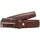 Gürtel Herrengürtel Leder Braun 95