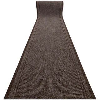 RugsX Malaga Teppichläufer 100 x 500 cm Braun