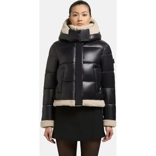 khujo Winterjacke "Nessie2", Damen, Gr. XXL (44), schwarz, Obermaterial: 100% Nylon. Innenfutter: 100% Polyester. Wattierung: 100% Polyester.