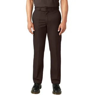 Dickies Herren Original 874 Work Pants Lässige Business-Hose, Dunkelbraun, 46W / 32L - 46W / 32L