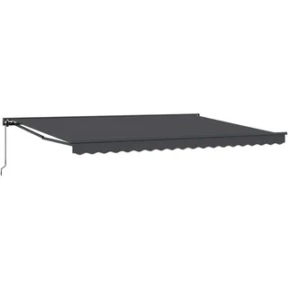 vidaXL Einziehbare Markise 450 x 300 cm anthrazit