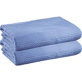 Erwin Müller Sommerdecke Siena" 2er-Pack hellblau 100x150 cm" - Hellblau