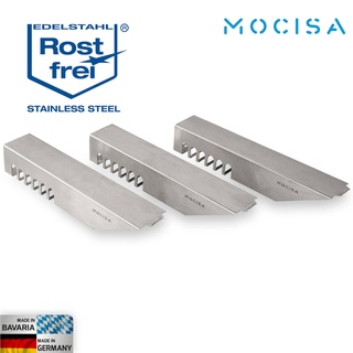 Edelstahl Auflageleisten Abstandshalter Feuerplatte Grillplatte Made in Germany