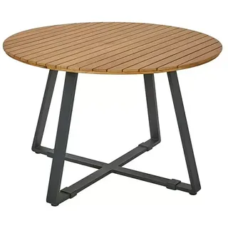 Sunfun Carina Gartentisch rund  (Ø x H: 115 x 76 cm, Akazienholz, Teak)