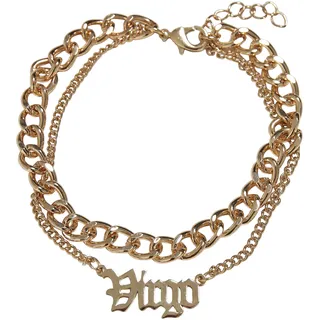 URBAN CLASSICS Zodiac Golden Anklet - Goldfarben