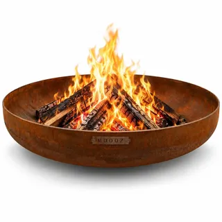 MOODZ Feuerschale 100 cm aus 3 mm Cortenstahl für den Garten