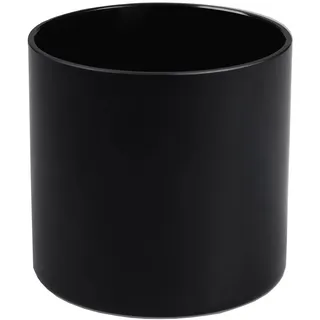 INNA-Glas Kerzenglas Evita, matt-schwarz, 11cm, Ø11,5cm - Teelichthalter