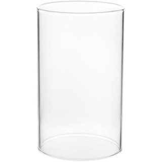 Uonlytech Kerzenhalter Zylinder Windlichtglas Kerzen Glaszylinder Windlicht Glashütte Glasrohr Ohne Ersatzglas Lampenglas für Windlicht Teelicher Zuhause Wohnzimmer Dekoration
