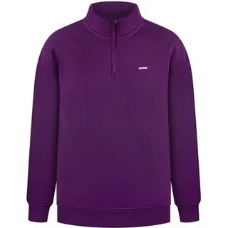 SMILODOX Sweater Half Zip Lila M/L