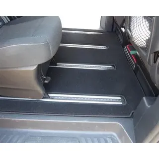 Fußmatte Luxus Velour Teppiche hinten passend für Mercedes V-Klasse W447 Vito Tourer Select lang 2 Schiebtüren